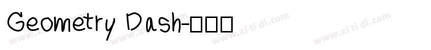 Geometry Dash字体转换